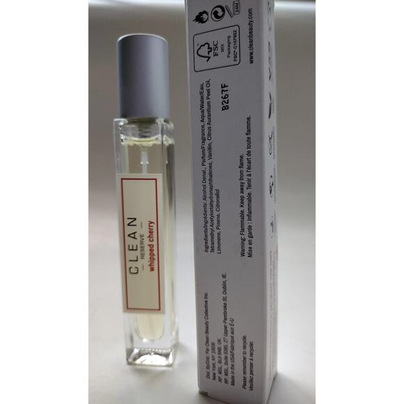 Clean Reserve Whipped Cherry Eau de Parfum Travel Spray 0.34 Fl Oz NEW - Picture 2 of 5